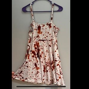 Hot Topic “Blood Splatter” Skater Dress